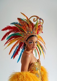 The Latina Brazilian woman carnival female person.