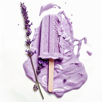 Luscious Lavender Dream ice cream purple dessert creme.