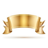 Gradient gold Ribbon award badge icon text chandelier document.