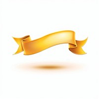 Gradient gold Ribbon award badge icon text logo.