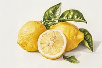 Lemon produce orange fruit.