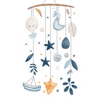 Individual baby mobile handicraft chandelier windchime.