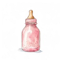 Individual baby bottle ketchup food jar.