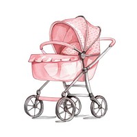 Individual baby stroller furniture device grass.