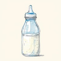 Individual milk bottle shaker jar water bottle.