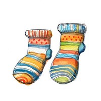 Individual newborn socks clothing footwear apparel.