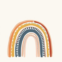 Individual rainbow architecture illustrated graphics.
