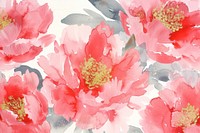 Pink peony pattern blossom anemone flower.