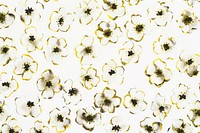 Tiny cute flower pattern invertebrate graphics confetti.
