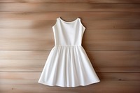 White dress Mockup apparel clothing fashion.