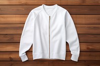 White Jacket sweatshirt coat Mockup apparel jacket clothing.