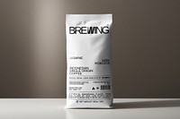 Coffee pouch bag product packaging mockup psd