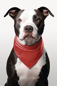 Dog's scarf mockup psd