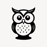 Owl animal line art illustration