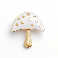 Brooch of mushroom medication fungus agaric.