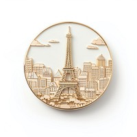Brooch of paris gold accessories accessory.