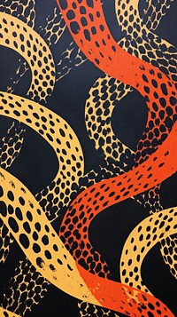 Snake graphics wildlife pattern.