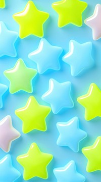 Star inflated 3d wallpaper sweets confectionery symbol.