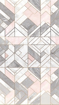 Glitter geometric tile pattern architecture building flooring.