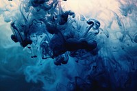 Blue ink underwater blue backgrounds abstract.