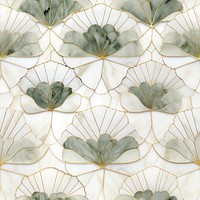 Lotus leaf tile pattern chandelier porcelain pottery.
