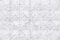 Snowflake tile pattern indoors interior design.
