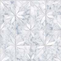 Snowflake tile pattern.