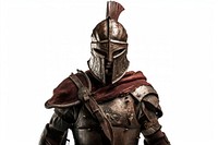 Warrior wearing iron helmet knight person human.