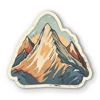 Mountain shape ticket accessories accessory outdoors.