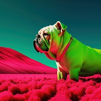 Photo of a bulldog animal canine mammal.