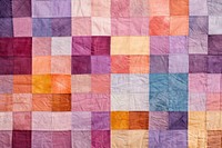 Top view photo of a quilt block print pattern patchwork.