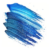 Blue brush strokes backgrounds paint white background.