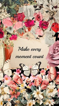 Make every moment count Facebook story template