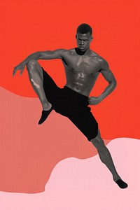 A person playing kick boxing dancing sports adult.