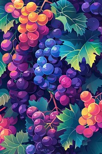 Colorful grape on contrast background grapes backgrounds purple.