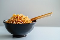 Yakisoba chopsticks noodle bowl.
