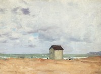 The Beach at Trouville by Henri Gervex. Original public domain image from Los Angeles County Museum of Art. Digitally enhanced by rawpixel.