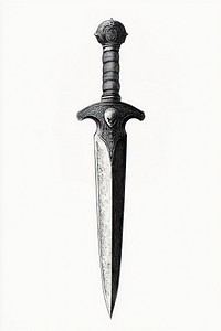 Dagger illustration weapon blade.