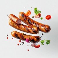 Grill sausages food photography food photography.