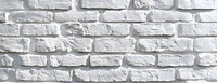 White brick wall background texture architecture construction.