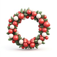 Christmas garland illustration christmas wreath.