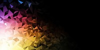 Abstract polygon gradient background pattern art.