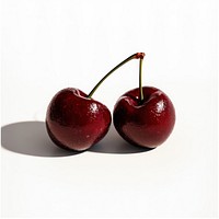 Two Cherries cherries cherry fruit.