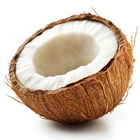 Coconut coconut fruit white.