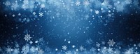 Clear white snowflakes on a blue background winter illustration atmosphere.