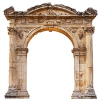 Semicircular Roman arch architecture classical design.