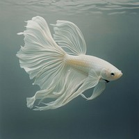 Siamese fighting fish photography graceful swimming.