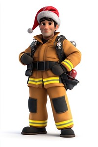 Fire fighter illustration character cartoon.