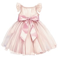 Coquette dress fashion ribbon pink.