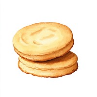 Butter cookies illustration sweets art.